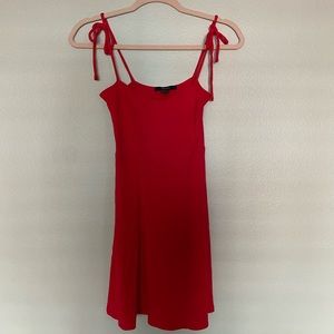 Forever 21 Tie Strap Mini Skater Dress